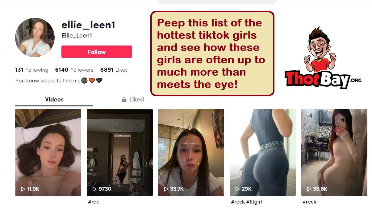 hottest tiktok girls